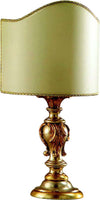 Lumetto-In-Legno-Classico-Argento-Mecca-Con-Paralume-1-Luce-Piviero