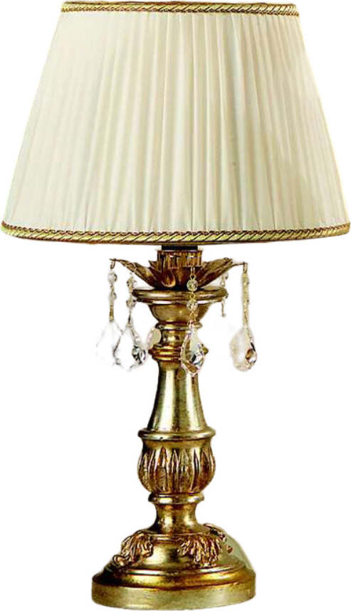 Lumetto-In-Legno-Classico-Argento-Mecca-Con-Paralume-1-Luce-Trampoliere