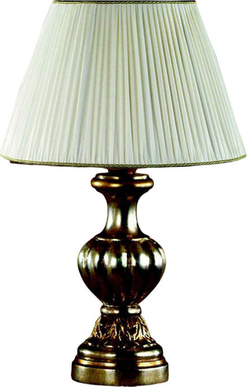 Lumetto-In-Legno-Classico-Argento-Mecca-Con-Paralume-1-Luce-Tuffolo