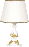 Lumetto-In-Legno-Classico-Bianco-Oro-Naturale-Con-Paralume-1-Luce-Fenicottero