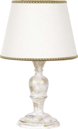Lumetto-In-Legno-Classico-Bianco-Oro-Polvere-1-Luce-Nibbio