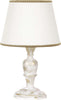 Lumetto-In-Legno-Classico-Bianco-Oro-Polvere-1-Luce-Nibbio
