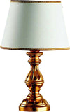 Lumetto-In-Legno-Classico-Oro-Con-Paralume-1-Luce-Cicogna