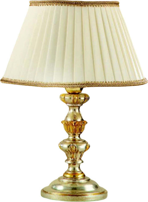 Lumetto-In-Legno-Classico-Oro-Con-Paralume-1-Luce-Rondone