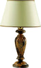 Lumetto-In-Legno-Classico-Verde-Etrusco-Oro-Con-Paralume-1-Luce-Piccione
