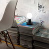 Lumetto-In-Metallo-Moderno-Up-And-Down-Nero-1-Luce-E27