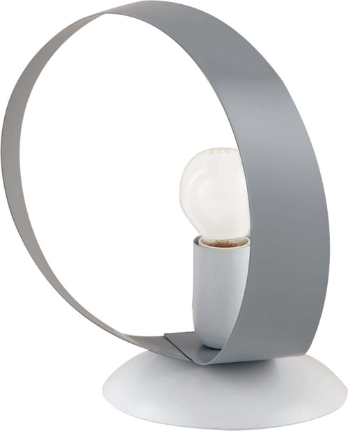 Lumetto-Moderno-Primula-1-Luce-In-Ferro-Laccato-Bianco-E-Grigio