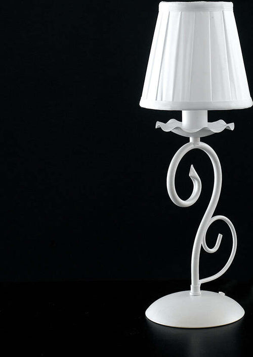 Lumetto-Provenzale-1-Luce-Ferro-Battuto-e-Paralume-Bianco-Shabby-Serie-Alma