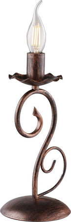 Lumetto-Provenzale-Alma-1-Luce-Ferro-Battuto-Nero-E-Rame