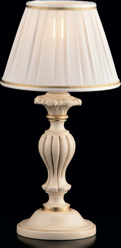 Lumetto-Shabby-Chic-Leonardo-Avorio-Oro-1-Luce-E14
