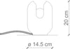 Lumetto-Vintage-Decò-Batucada-Ceramica-Grigio-Sabbia-1-Luce-E27