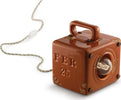 Lumetto-Vintage-Industrial-Cubica-Ferro-Ceramica-Arancio-1-Luce-E27