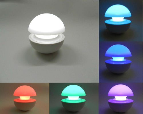 LUMINO LAMPADA LED COLORI CROMOTERAPIA DA TAVOLO COMODINO MULTICOLORE SENZA FILI Illuminazione/Illuminazione per interni/Lampade/Lampade da tavolo e abat-jour Trade Shop italia - Napoli, Commerciovirtuoso.it