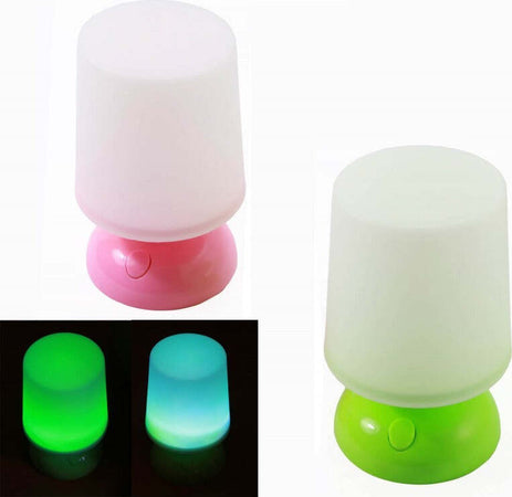 LUMINO LAMPADA LED COLORI RGB CROMOTERAPIA DA TAVOLO COMODINO MULTICOLORE Illuminazione/Illuminazione per interni/Lampade/Lampade da tavolo e abat-jour Trade Shop italia - Napoli, Commerciovirtuoso.it