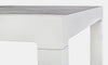 Tavolo Kledi piano in ceramica, struttura in alluminio per esterno da 120 x 70 cm