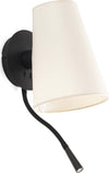 LUPE Lampada da parete con lettore nera/beige Illuminazione/Illuminazione per interni/Illuminazioni per pareti/Applique Led Mall Home - Napoli, Commerciovirtuoso.it