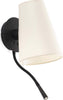 LUPE Lampada da parete con lettore nera/beige Illuminazione/Illuminazione per interni/Illuminazioni per pareti/Applique Led Mall Home - Napoli, Commerciovirtuoso.it