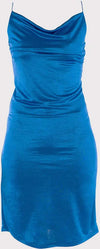Lurex Abito Donna Sottoveste Lucido Con Spalline Sottili Abito Elegante Corto Moda/Donna/Abbigliamento/Vestiti/Cocktail You Store - Messina, Commerciovirtuoso.it