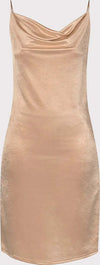 Lurex Abito Donna Sottoveste Lucido Con Spalline Sottili Abito Elegante Corto Moda/Donna/Abbigliamento/Vestiti/Cocktail You Store - Messina, Commerciovirtuoso.it