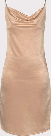 Lurex Abito Donna Sottoveste Lucido Con Spalline Sottili Abito Elegante Corto Moda/Donna/Abbigliamento/Vestiti/Cocktail You Store - Messina, Commerciovirtuoso.it