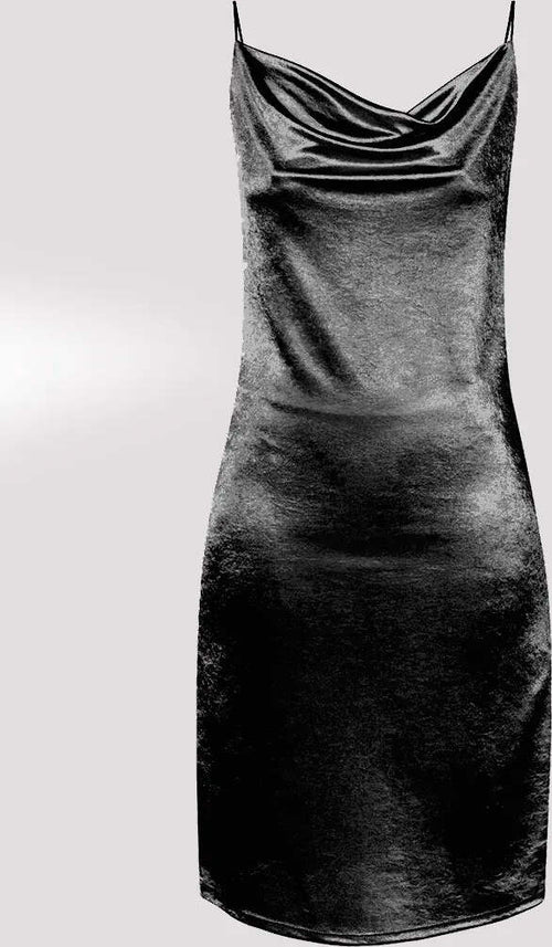 Lurex Abito Donna Sottoveste Lucido Con Spalline Sottili Abito Elegante Corto Moda/Donna/Abbigliamento/Vestiti/Cocktail You Store - Messina, Commerciovirtuoso.it