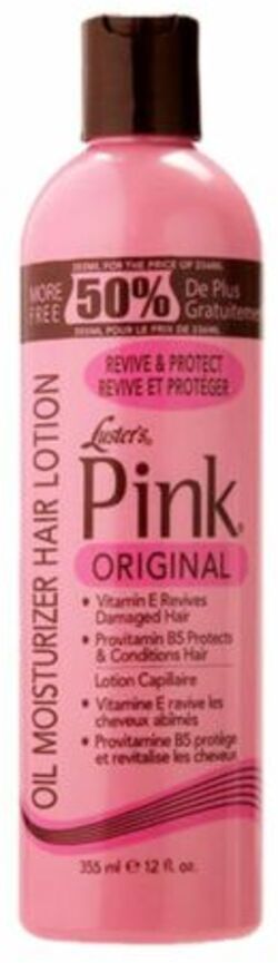 Luster's Pink Oil Moisturizer Hair Lotion 473 Ml Olio Disciplinante per Capelli Più Sani E Lucenti Formula Leggera Non Appesantisce