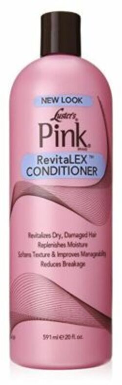 Luster's Pink Revitalex Conditioner 591 Ml Balsamo Nutriente per Capelli Districante per Capelli Secchie E Danneggiati