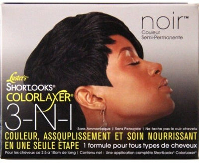 Lusters Pink Short Looks Colorlaxer Diamond Black Stiraggio Per Capelli Con Colore Permanente Americano