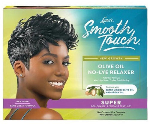 LUSTER'S PINK SMOOTH TOUCH NEW GROWTH NO-LYE RELAXER SYSTEM SUPER STIRAGGIO PER CAPELLI .