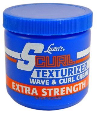 LUSTERS S-CURL TEXTURIZER WAVE & CURL CREME  EXTRA STRENGTH 425G STIRAGGIO PER CAPELLI AFRO LATINO PAESE DI ORIGINE USA