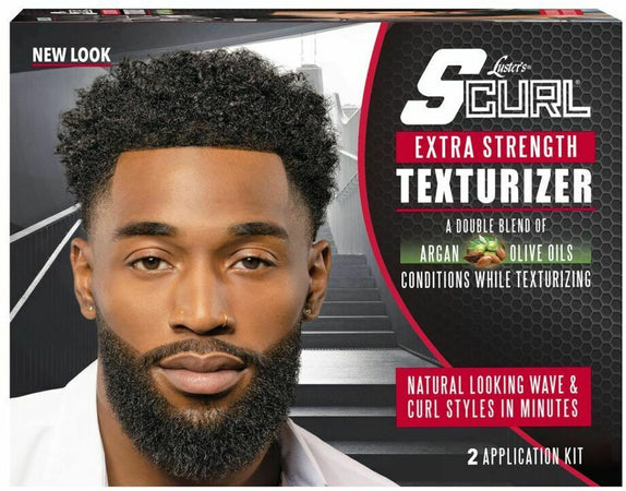 LUSTER'S SCURL EXTRA STRENGHT TEXTURIZER 2 APPLICATIONS WITH OLIVE & ARGAN OIL