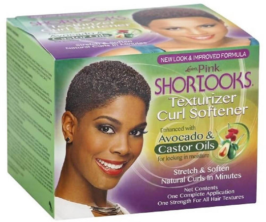 LUSTER'S SHORTLOOKS TEXTURIZER CURL SOFTENER ENHANCED WITH AVOCADO E CASTOR OILS STIRAGGIO PER CAPELLI
