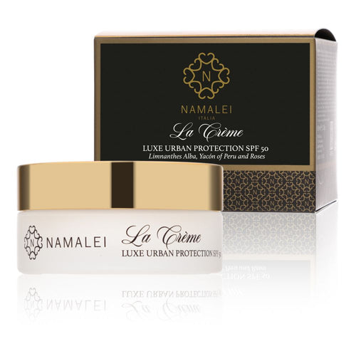 La Crème Luxe Urban Protection Spf 50 - Con Limnanthes Alba, Yacòn del Perù e Rose