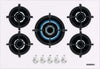 LUXELL-c7-50btf-piano-cottura-a-gas-5-fuochi-nero-ghisa