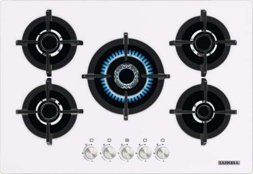 LUXELL-c7-50btf-piano-cottura-a-gas-5-fuochi-nero-ghisa