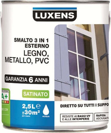 LUXENS---SMALTO-3-IN-1-SATINATO-ALL'ACQUA-2,5-LT-VERDE-MUSCHIO
