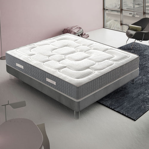 Materasso in Memory Foam - Alto 20 cm - 11 Zone di Comfort - Ortopedico - Luxury