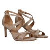 MICHAEL KORS scarpe con tacco donna michael kors - kinsley sandal - oro da donna