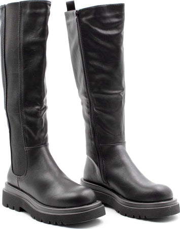 Ly86-3 Stivali Donna Tinta Unita in Ecopelle Con Banda Elastica E Zip Di Chiusura Stivali Alti Con Suola in Gomma E Plateau 2,5cm Moda/Donna/Scarpe/Stivali Starbag - Gaeta, Commerciovirtuoso.it