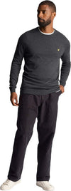 Lyle-&-Scott-maglioncino-merino-grigio-KN400VC