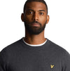 Lyle-&-Scott-maglioncino-merino-grigio-KN400VC