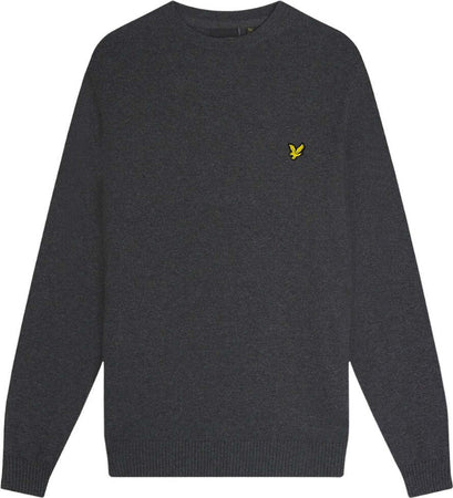 Lyle-&-Scott-maglioncino-merino-grigio-KN400VC