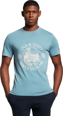 Lyle-&-Scott-t-shirt-hawick-print-avion-TS1806V