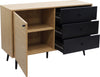 LYNN---madia-moderna-un-anta-e-tre-cassetti-118x39,5x76-h-Marrone-Milani-Home
