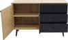 LYNN---madia-moderna-un-anta-e-tre-cassetti-118x39,5x76-h-Marrone-Milani-Home