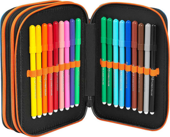Lyon Gamer - Astuccio Triplo Riempito, 3 Scomparti, 45 Accessori Scuola Cancelleria e prodotti per ufficio/Scuola e materiale didattico/Materiale scolastico/Cartelle e zaini per la scuola/Astucci Cartoleria Deja Vu - Crotone, Commerciovirtuoso.it