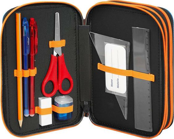 Lyon Gamer - Astuccio Triplo Riempito, 3 Scomparti, 45 Accessori Scuola Cancelleria e prodotti per ufficio/Scuola e materiale didattico/Materiale scolastico/Cartelle e zaini per la scuola/Astucci Cartoleria Deja Vu - Crotone, Commerciovirtuoso.it