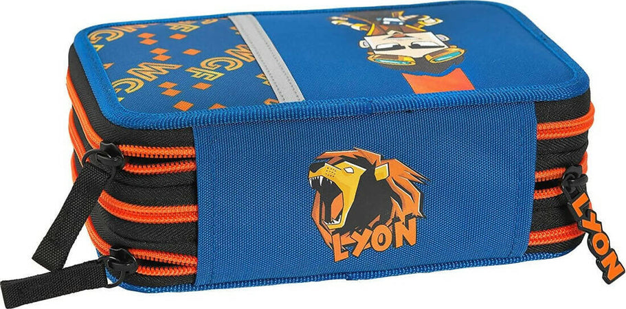 Lyon Gamer - Astuccio Triplo Riempito, 3 Scomparti, 45 Accessori Scuola Cancelleria e prodotti per ufficio/Scuola e materiale didattico/Materiale scolastico/Cartelle e zaini per la scuola/Astucci Cartoleria Deja Vu - Crotone, Commerciovirtuoso.it