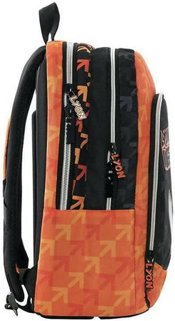 Lyon Gamer Zaino Scuola Organizzato Lyon Wgf Nero Arancione Spallacci Imbottiti Regolabili 2 Scomparti Franco Cosimo Panini