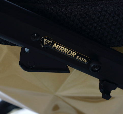 Diamond Mirror Satin V2 2 in 1 Nero Navicella Oro Telaio Nero